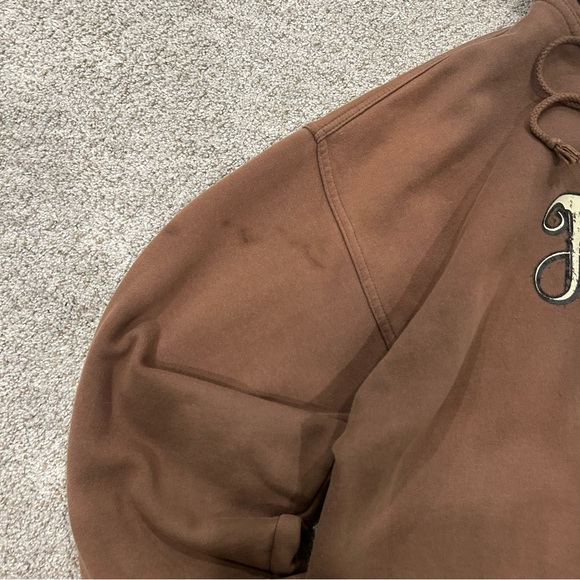 Billabong Y2K Brown Zip-Up Hoodie – Men’s XL - Picture 3 of 5